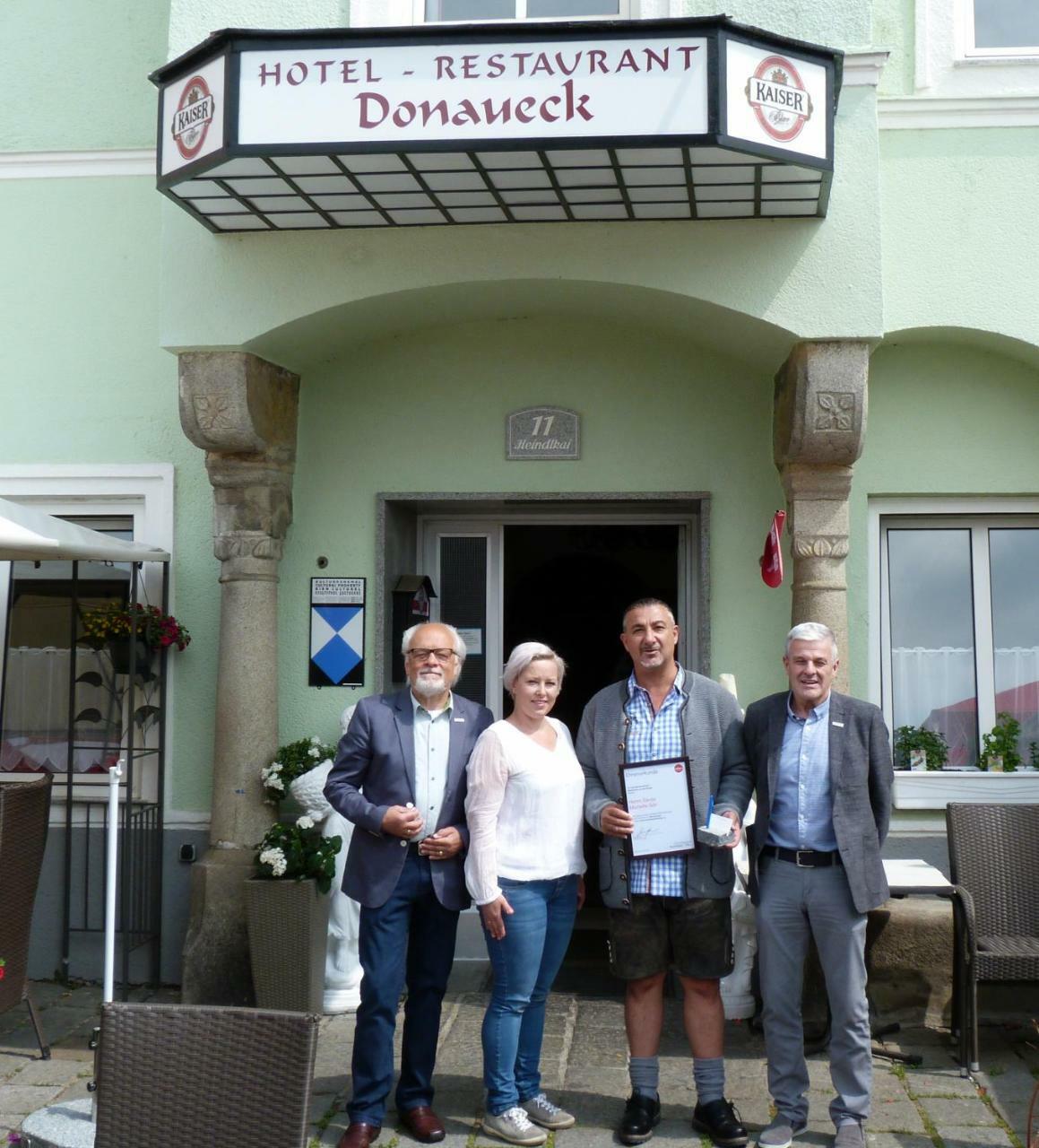 Hotel-Restaurant Zum Donaueck Mauthausen Exterior photo
