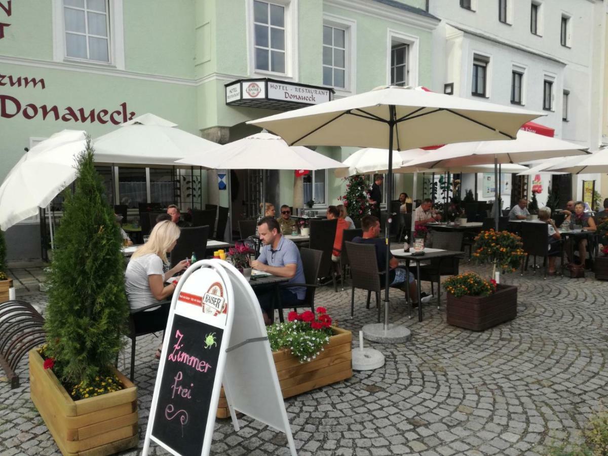 Hotel-Restaurant Zum Donaueck Mauthausen Exterior photo